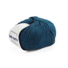 14527 Пряжа Lana Gatto Merinocot, 50г - 125м, морська хвиля, 53% мериносова вовна екстрафайн, 47% бавовна
