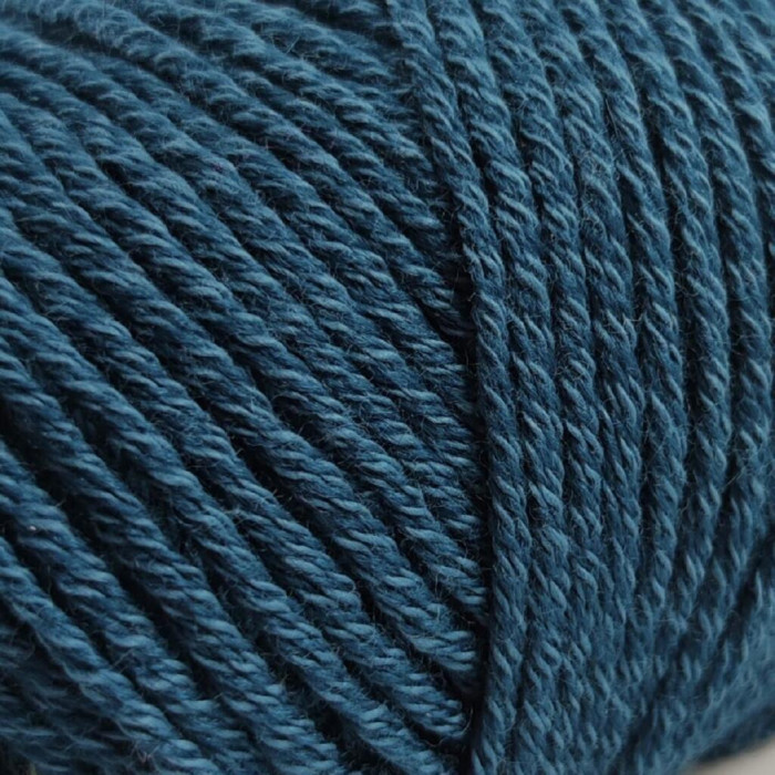 14527 Пряжа Lana Gatto Merinocot, 50г - 125м, морська хвиля, 53% мериносова вовна екстрафайн, 47% бавовна