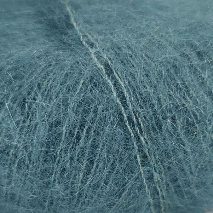 14527 Пряжа Lana Gatto Silk Mohair, 25г - 212м, морська хвиля, 75% супер кідмохер, 25% шовк