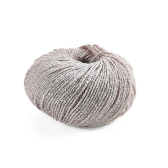 14559 Пряжа Lana Gatto Merinocot, 50г - 125м, мушля, 53% мериносова вовна екстрафайн, 47% бавовна