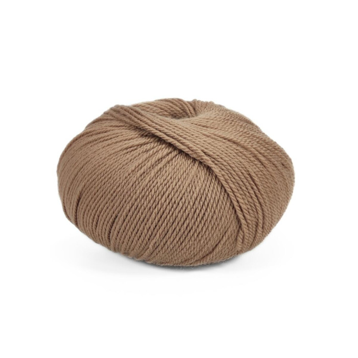 14562 Пряжа Lana Gatto Vip, 50г - 200м, коричневий, 80% вовна меринос екстрафайн, 20% кашемір