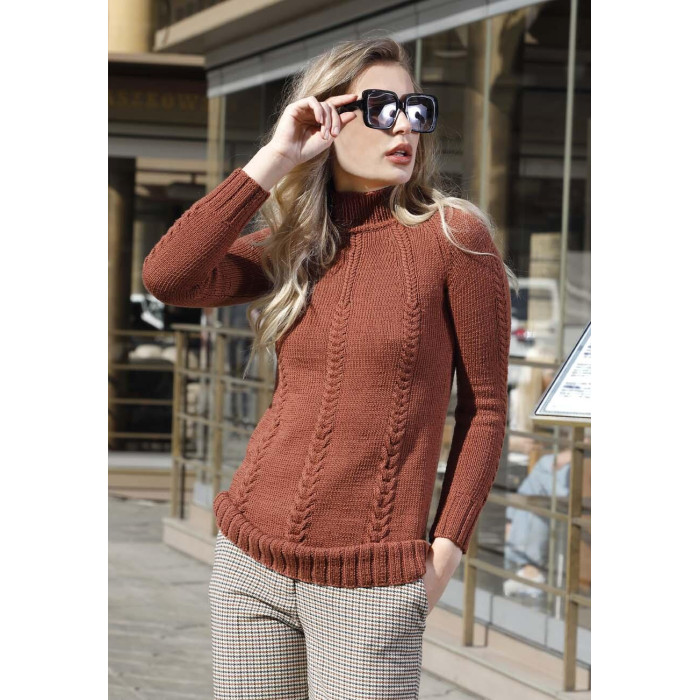 14568 Пряжа Lana Gatto Merinocot, 50г - 125м, чайна троянда, 53% мериносова вовна екстрафайн, 47% бавовна