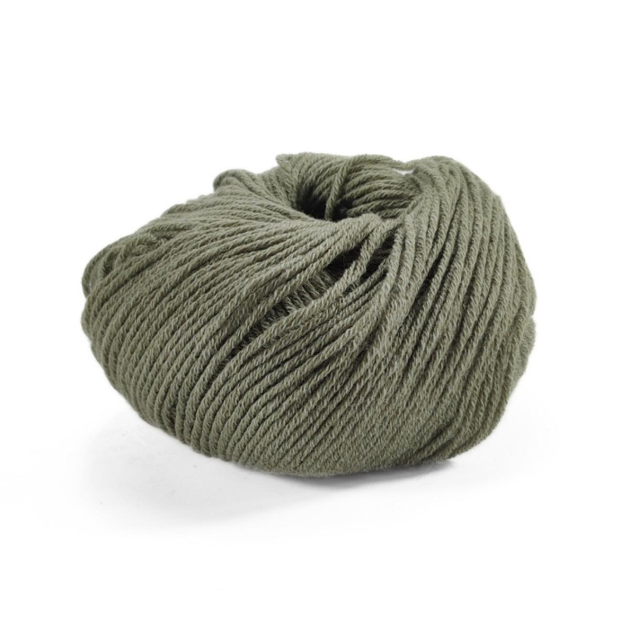 14569 Пряжа Lana Gatto Merinocot, 50г - 125м, мох, 53% мериносова вовна екстрафайн, 47% бавовна