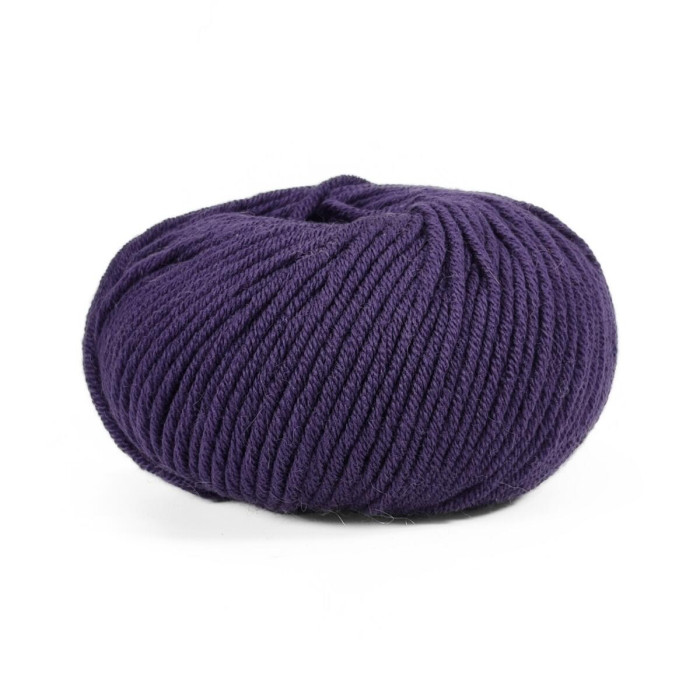 14600 Пряжа Lana Gatto Maxi Soft, 50г - 90м, сливовий, 100% меринос екстрафайн