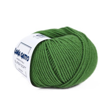 14603 Пряжа Lana Gatto Super Soft, 50г - 125м, зелена трава, 100% меринос екстрафайн