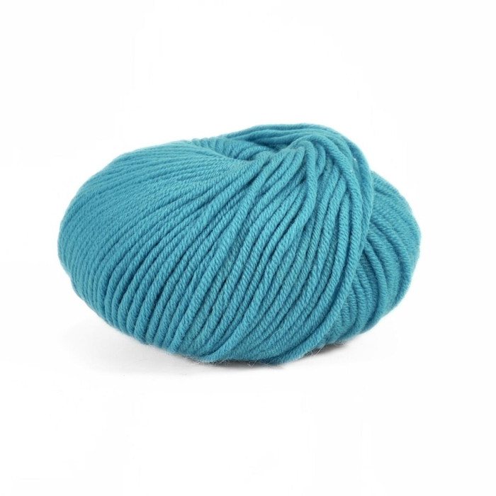 14607 Пряжа Lana Gatto Maxi Soft, 50г - 90м, бірюзовий, 100% меринос екстрафайн