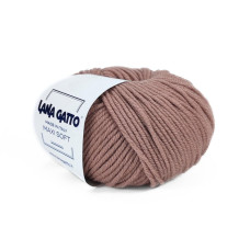 14624 Пряжа Lana Gatto Maxi Soft, 50г - 90м, фрезово-бежевий, 100% меринос екстрафайн