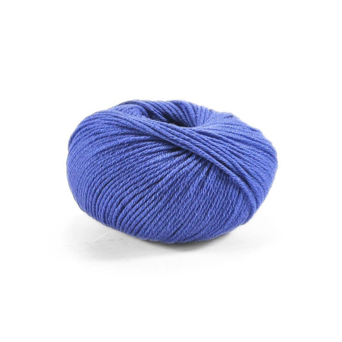 14628 Пряжа Lana Gatto Merinocot, 50г - 125м, індіго, 53% мериносова вовна екстрафайн, 47% бавовна