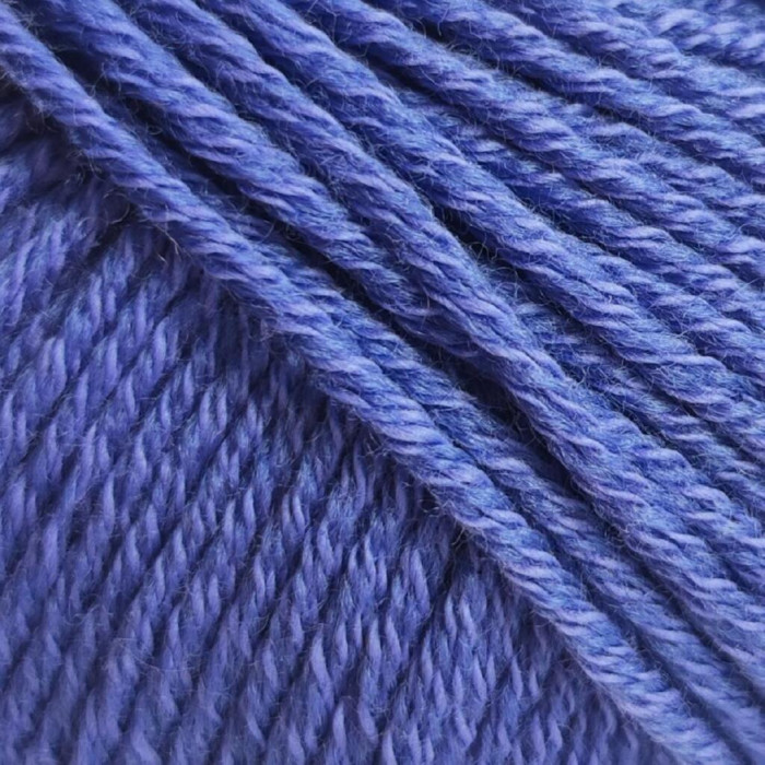 14628 Пряжа Lana Gatto Merinocot, 50г - 125м, індіго, 53% мериносова вовна екстрафайн, 47% бавовна