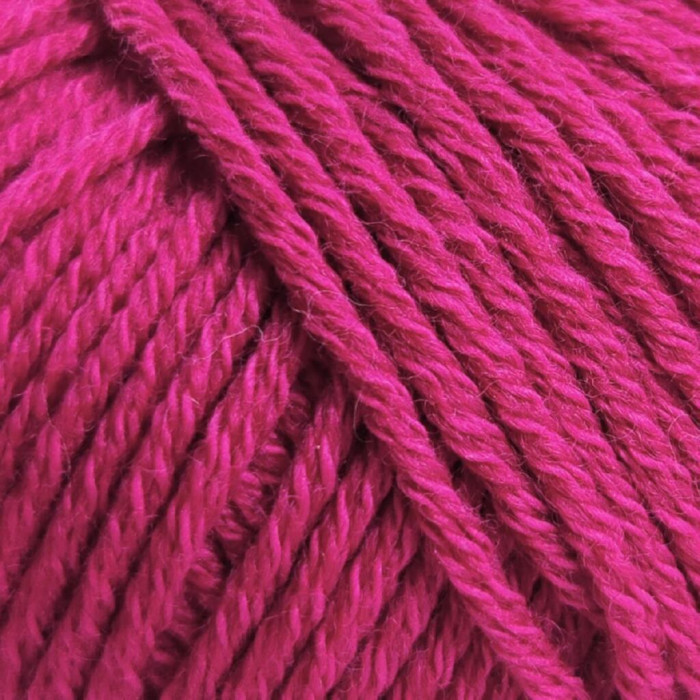 14672 Пряжа Lana Gatto Merinocot, 50г - 125м, малиновий, 53% мериносова вовна екстрафайн, 47% бавовна