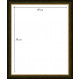 Багетна рамка 40х50 для картини за номерами багет: 022-04G Зелене дерево із золотом (Тільки рамка з кріпленням для полотна) EmojiFrame
