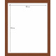 Багетна рамка 40х50 для картини за номерами багет: 1068-9721T Руде дерево (Тільки рамка з кріпленням для полотна) EmojiFrame