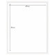 Багетна рамка 40х50 для картини за номерами багет: 299-W1 Білий (Тільки рамка з кріпленням для полотна) EmojiFrame