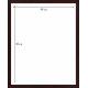 Багетна рамка дерев'яна 40х50 для картини за номерами багет: DL2104-01 Темне дерево (Тільки рамка з кріпленням для полотна) EmojiFrame