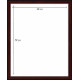 Багетна рамка дерев'яна 40х50 для картини за номерами багет: DL2505-09 Темне дерево (Тільки рамка з кріпленням для полотна) EmojiFrame