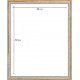 Багетна рамка дерев'яна 40х50 для картини за номерами багет: DL2701-03 Прованс (Тільки рамка з кріпленням для полотна) EmojiFrame