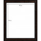Багетна рамка дерев'яна 40х50 для картини за номерами багет: DL4301-01 Чорне дерево (Тільки рамка з кріпленням для полотна) EmojiFrame