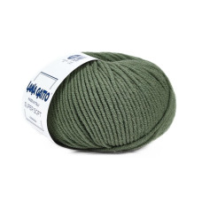 14757 Пряжа Lana Gatto Super Soft, 50г - 125м, мілітарі, 100% меринос екстрафайн