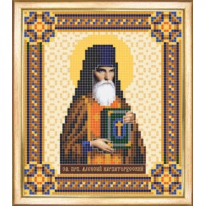 СБИ-019 Ікона Святого Преподобного Олексія Карпаторуського. Чарівна Мить. Схема на тканини для вышиван