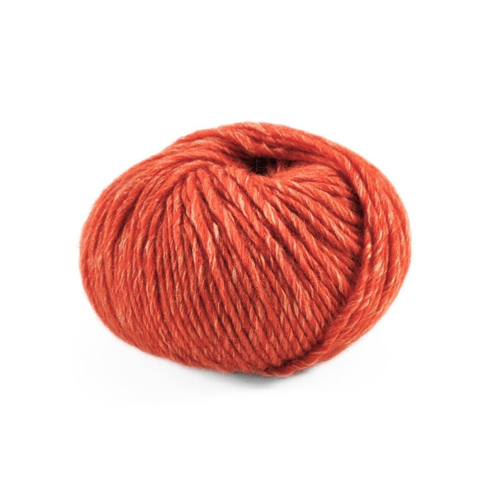 15 Пряжа Laines du Nord Silky Wool, 50г - 100м, теракотовий, 80% вовна, 20% шовк