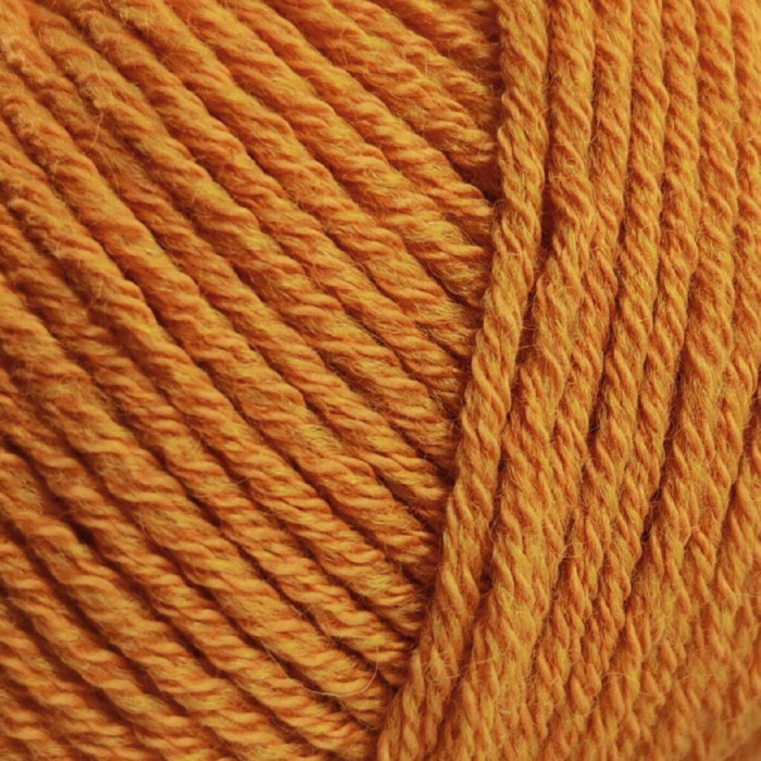 15 Пряжа Laines du Nord Spring Wool, 50г - 140м, помаранчевий, 50% вовна, 50% бавовна