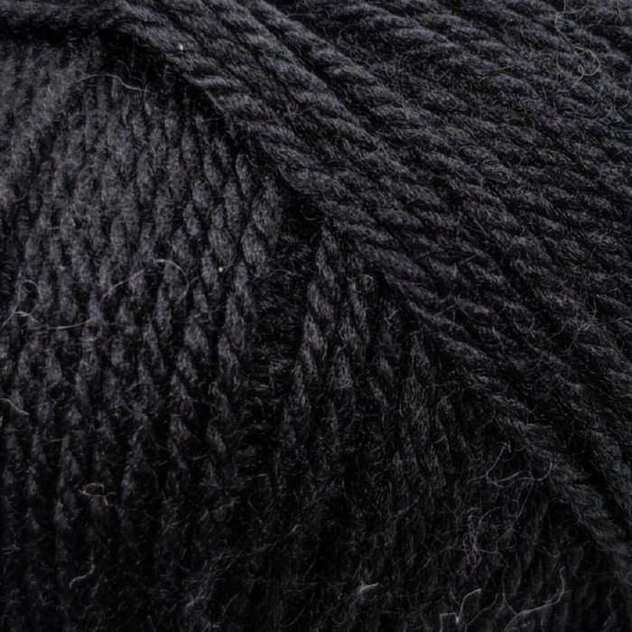 1500 Пряжа Lana Gatto Vip, 50г - 200м, чорний, 80% вовна меринос екстрафайн, 20% кашемір