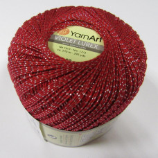 15020 Пряжа Violet Lurex 50гр - 282м (Червоний) YarnArt(Знятий з виробництва)