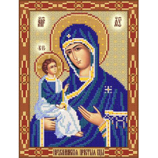 РИП-031 Єрусалимська ікона Божої Матері. Марічка. Схема на тканині для вишивання бісером
