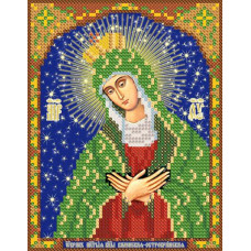 РИП-5210 Ікона Божої Матері Остробрамської-Віленська. Марічка. Схема на тканині для вишивання бісером