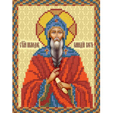 РИП-5018 Святий Преподобний Геннадій Костромської. Марічка. Схема на тканині для вишивання бісером