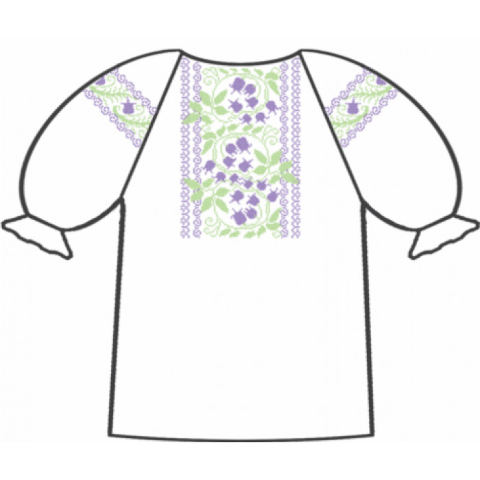 159-12-09 Сорочка для девочек под вышивку короткий рукав (24 размер). Чарівна Мить. Вышиванки