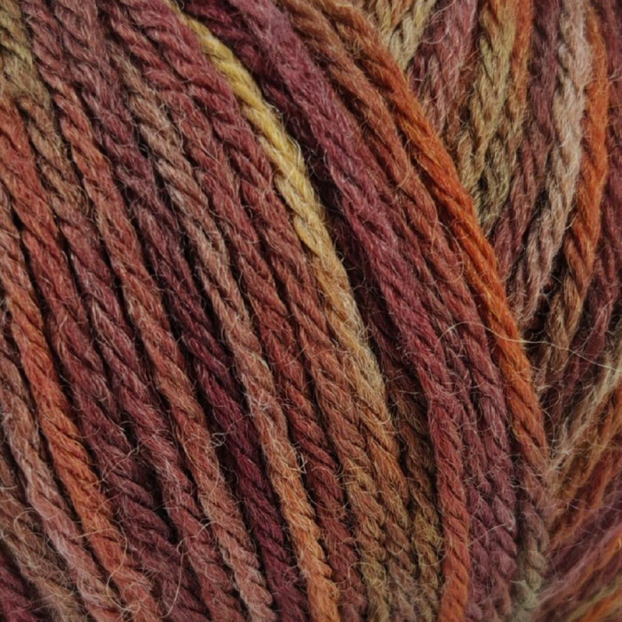 16 Пряжа Campolmi Filati Svezia Fantasie, 100г - 250м, мультіколор, 50% вовна, 25% акрил