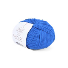 16 Пряжа Laines du Nord Baby Soft, 50г - 135м, темно-блакитний, 50% бавовна органічна, 50% cоєві волокна