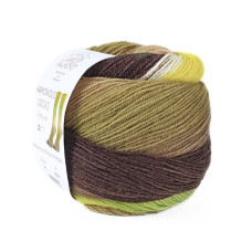 16 Пряжа Laines du Nord Harmonious Sock, 100г - 420м, різнокольоровий, 75% вовна, 25% нейлон