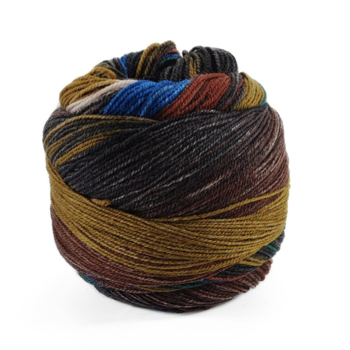 16 Пряжа Laines du Nord Infinity Sock, 100г - 420м, різнокольоровий, 75% вовна, 25% нейлон