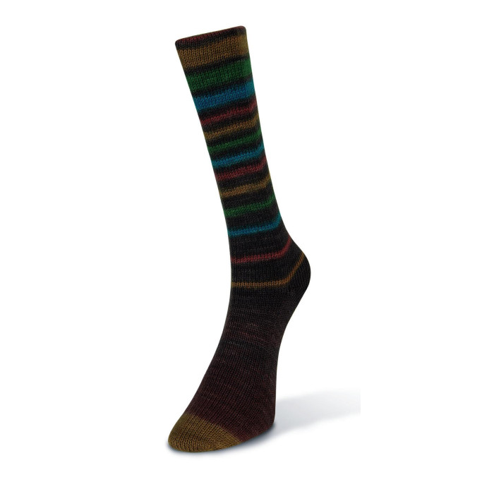 16 Пряжа Laines du Nord Infinity Sock, 100г - 420м, різнокольоровий, 75% вовна, 25% нейлон