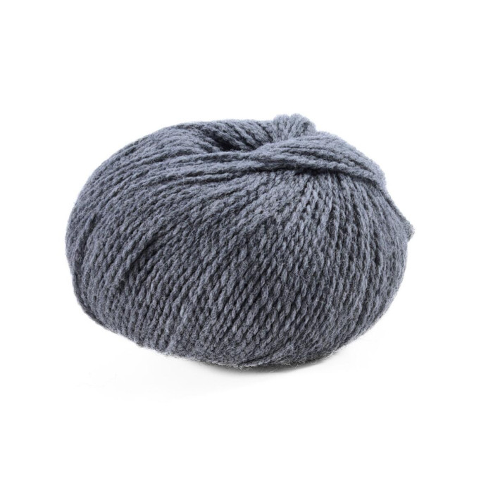 16 Пряжа Laines du Nord Matera, 50г - 160м, сірий, 100% вовна