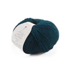16 Пряжа Laines du Nord Mercerized Merino, 50г - 125м, смарагдовий, 100% вовна