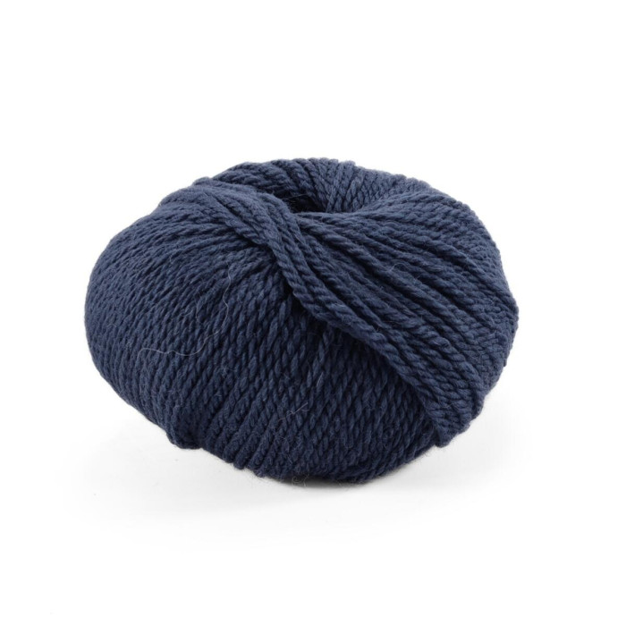 16 Пряжа Laines du Nord Merino Yak, 50г - 115м, синій, 15% альпака, 15% як, 70% вовна