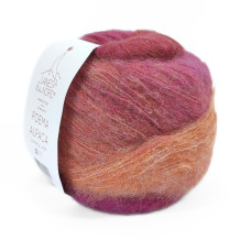16 Пряжа Laines du Nord Poema Alpaca, 100г - 400м, різнокольоровий, 40% альпака, 40% шерсть, 20% нейлон