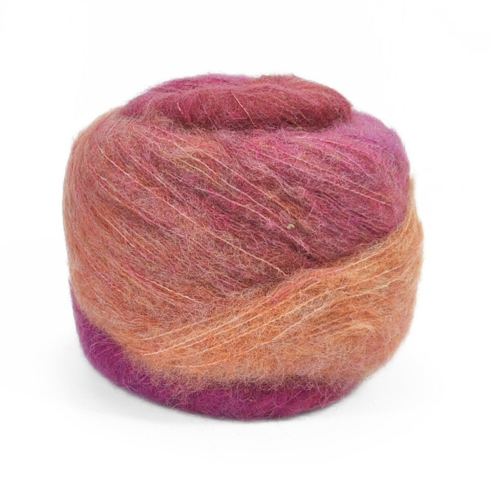 16 Пряжа Laines du Nord Poema Alpaca, 100г - 400м, різнокольоровий, 40% альпака, 40% шерсть, 20% нейлон