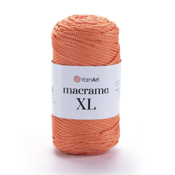 160 Пряжа Macrame XL 250гр - 130м (персиковий). Yarnart