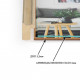 Фоторамка дерев'яна 10х15 багет: DL1905-01 Срібло з патиною (з антибліковим склом 2мм, двп з ніжкою) EmojiFrame