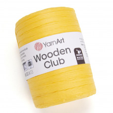 1604 Рафія Wooden Club, 80гр-200м (жовтий). YarnArt
