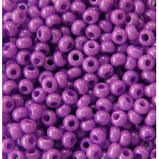 16125 10/0 чеський бісер Preciosa, 5 г, фіолетовий, непрозорий крейдяний глазурований