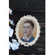 1613 Григорій Сковорода, 10х13 см. ФрузелОк. Набір для вишивання хрестиком на дерев'яній основі