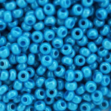 16165 10/0 чеський бісер Preciosa, 5 г, блакитний, непрозорий крейдяний глазурований