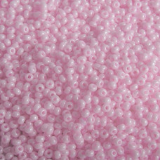 16172 10/0 чеський бісер Preciosa, 5 г, світло-рожевий, непрозорий крейдяний глазурований
