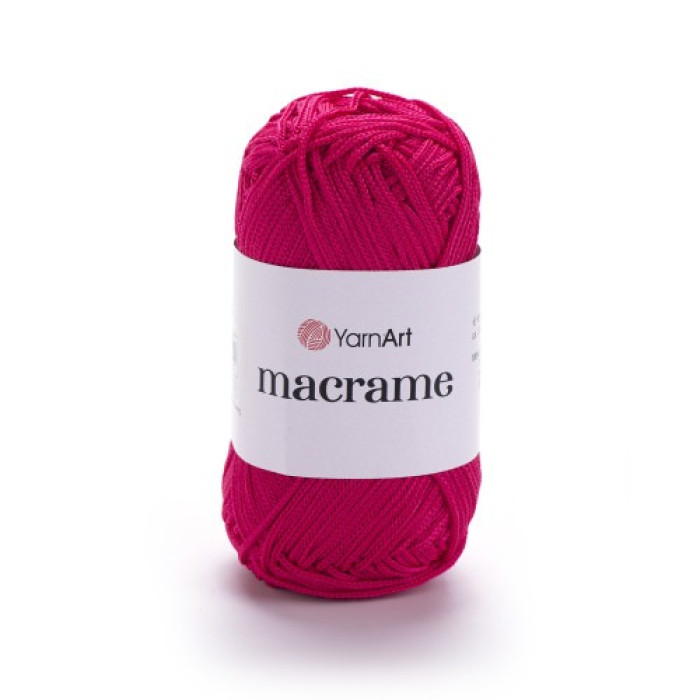 163 Пряжа Macrame 90гр - 130м (Червоний) YarnArt