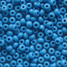 16365 10/0 чеський бісер Preciosa, 5 г, блакитний, непрозорий крейдяний глазурований